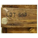 Old Wood (9 Fuzes., Bomb Nose.) Crate