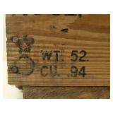 Old Wood (9 Fuzes., Bomb Nose.) Crate