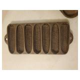 Vintage Cast Iron Corn Tray And Muffin Pan No. 8