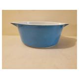 Vintage Blue Pyrex 2.5 QT Casserole Dish