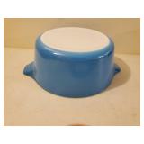 Vintage Blue Pyrex 2.5 QT Casserole Dish