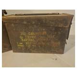Three Army Ammo Boxes
