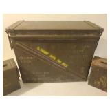 Three Army Ammo Boxes