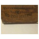 Old Wood Buffalo Bolt Co. Crate