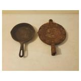 Two Vintage Pieces Of Cast Iron