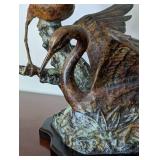 Bronze Herons Sculpture