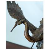 Bronze Herons Sculpture