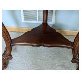 Henredon Round Wood Accent Table