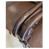 Three Leather Barstools by Hancock and Moore