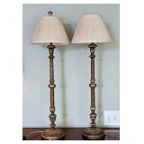 Pair of Gold Table Lamps