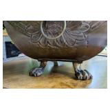 Brass Lion Footed Planter