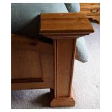 Belle Reve King Bed Frame and Matching Nightstands
