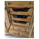 Tall Wood Dresser by Belle Reve