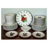 Sakura Magic of Santa Dish Set