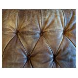 King Hickory Leather Ottoman