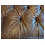 King Hickory Leather Ottoman