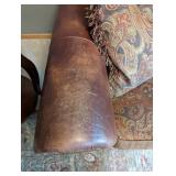 King Hickory Leather Accented Loveseat