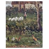 Ornate Framed Scenic Oil Painting