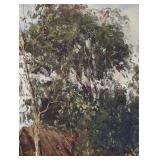 Ornate Framed Scenic Oil Painting