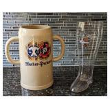 Fun German Beer Stein and Boot Glass
