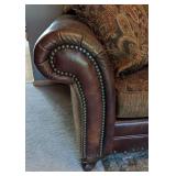 King Hickory Leather Accented Armchair