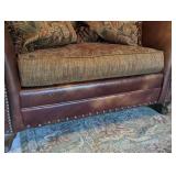 King Hickory Leather Accented Armchair