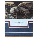 Framed "Twilight Fire" Print by Jim Hansel