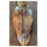 Carved Wood Duck Decoy by D.Ritter