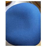 Blue Rolling Office Chair
