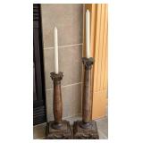Pair of Elegant Candleholders