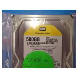 Wester Digital 500GB HardDrive (x5 units)