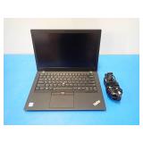 Lenovo ThinkPad T470s Laptop // INTEL(R) CORE(TM) I5-7300U CPU @ 2.60GHZ // 8GB DDR4 RAM // 256GB SSD // 14.0" Touch Screen with 1920 x 1080 resolution // includes IOS and power cable