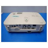NEC P350W Projector // 1280 x 800 resolution // 3500 ANSI Lumens // Dark shadow on right side of screen // includes power cable