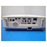 NEC P350W Projector // 1280 x 800 resolution // 3500 ANSI Lumens // Dark shadow on right side of screen // includes power cable