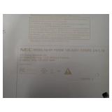 NEC P350W Projector // 1280 x 800 resolution // 3500 ANSI Lumens // Dark shadow on right side of screen // includes power cable