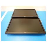 Acer V203HL LCD Monitor (x2 Units) // 20" screen with 1600 x 900 resolution // 60Hz refresh // includes power cables