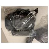 Bucket of Misc  brake fluid  seat cover hat