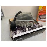 CB Radio and Chrome truck step