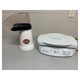Popcorn Popper and Hambuger  fryer