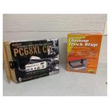 CB Radio and Chrome truck step