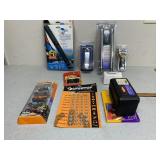 box of misc  TV Antenna  Matchbox Cars Cab Handles