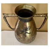 Beautiful Large Brass Decorative Handled Vessel from India