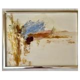 Original Rice Paper and Acrylic Art by A.H. Wobig