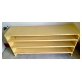 Vintage Pale Yellow Shelf
