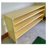 Vintage Pale Yellow Shelf