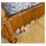 Vintage 4 Post Walnut Bed Full/Queen Bed