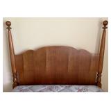 Vintage 4 Post Walnut Bed Full/Queen Bed
