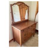 Vintage Dresser with Detachable Mirror