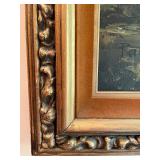 Beautiful Scenic Original Oil on Canvas Painting named "Woodland Scene" by Ron Hunter