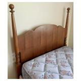 Vintage 4 Post Walnut Bed Full/Queen Bed